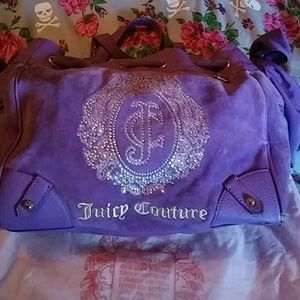Gently used Juicy Couture Purple Silver Sparkles